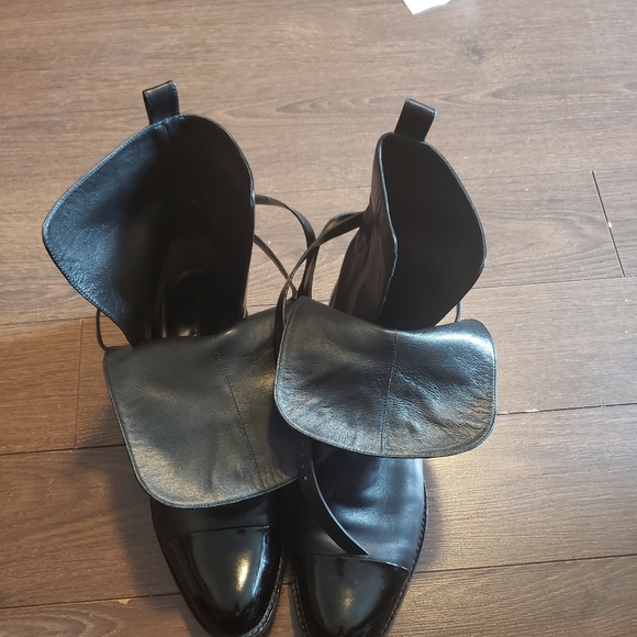 Alexander Wang Side Buckle closure Leather Boots - Picture 11 of 15